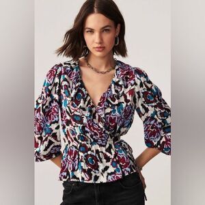 ba&sh Gato Top in Off White